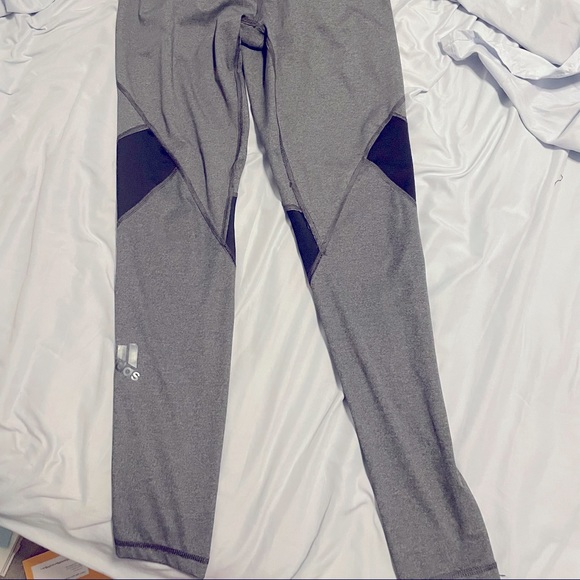Grey Adidas AlphaSkin Leggings - Picture 4 of 4